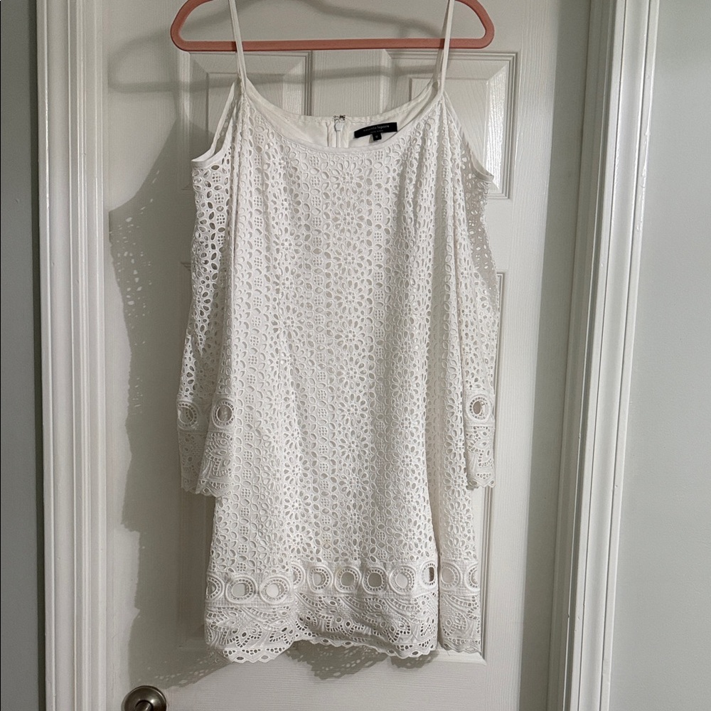 Nanette Lepore White Lace Mini Dress